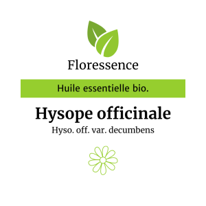 Huile essentielle Hysope officinale couchée BIO – Floressence